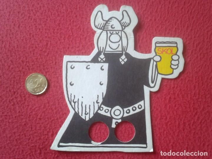 Coleccionismo: POSAVASOS COASTER BEER MAT TROQUELADO CERVEZA BIER LA BI&Egrave;RE UK ? CERVEJA SKOL 1986 HELGA LAGER