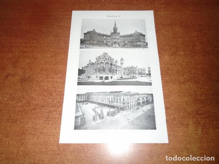 Coleccionismo: L&Aacute;MINA: BARCELONA II. HOSPITAL DE SAN PABLO Y ESTACI&Oacute;N DE M.Z.A.