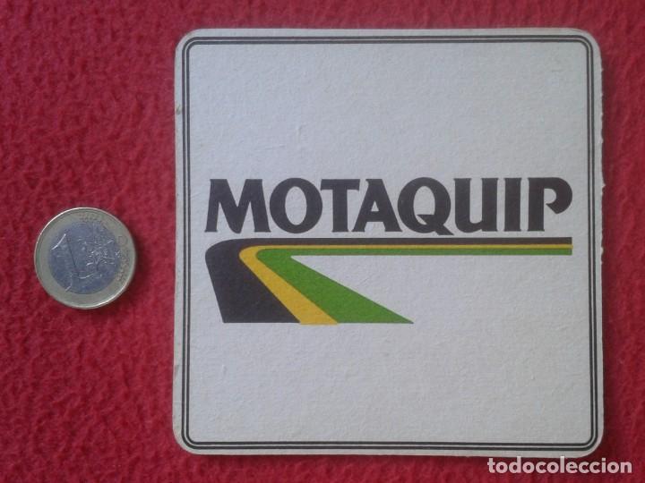 Coleccionismo: POSAVASOS COASTER MAT MOTAQUIP MOTOR OIL ? ACEITE LUBRICANTE ? UK ? VER FOTO/S. CART&Oacute;N DURO O SIMIL