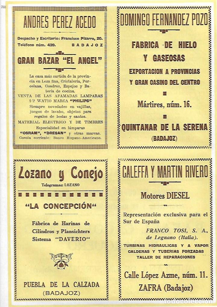 Collezionismo: A&Ntilde;O 1927 PUBLICIDAD LOZANO CONEJO LA CONCEPCION PUEBLA DE LA CALZADA FABRICA HARINAS DAVERIO
