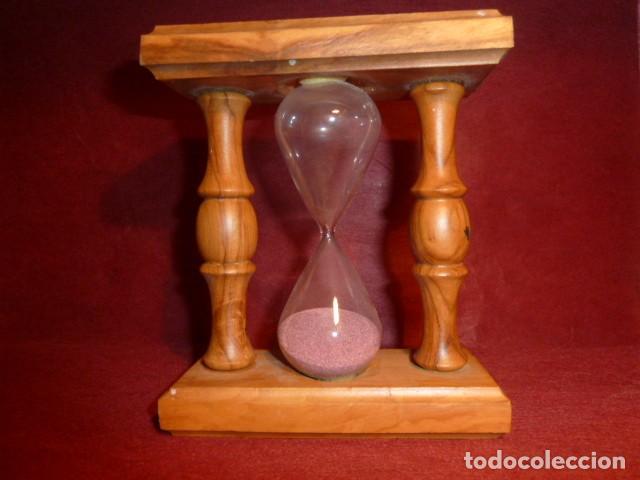 Coleccionismo: Reloj de arena. Madera - Foto 1