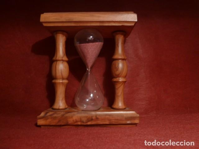 Coleccionismo: Reloj de arena. Madera - Foto 3