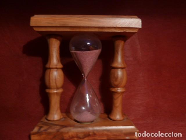 Coleccionismo: Reloj de arena. Madera - Foto 4