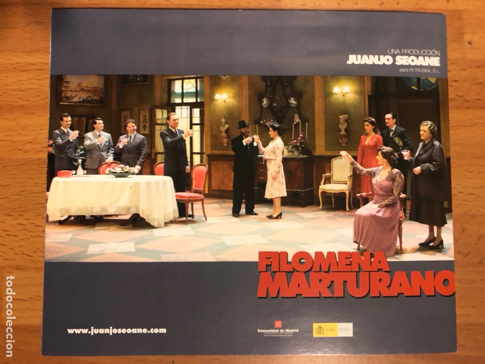 Coleccionismo: Programa teatro Filomena marturano concha Velasco - Foto 4