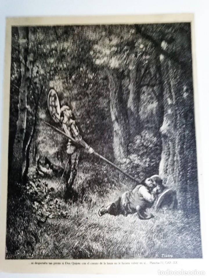 Coleccionismo: Lamina escena Don Quijote