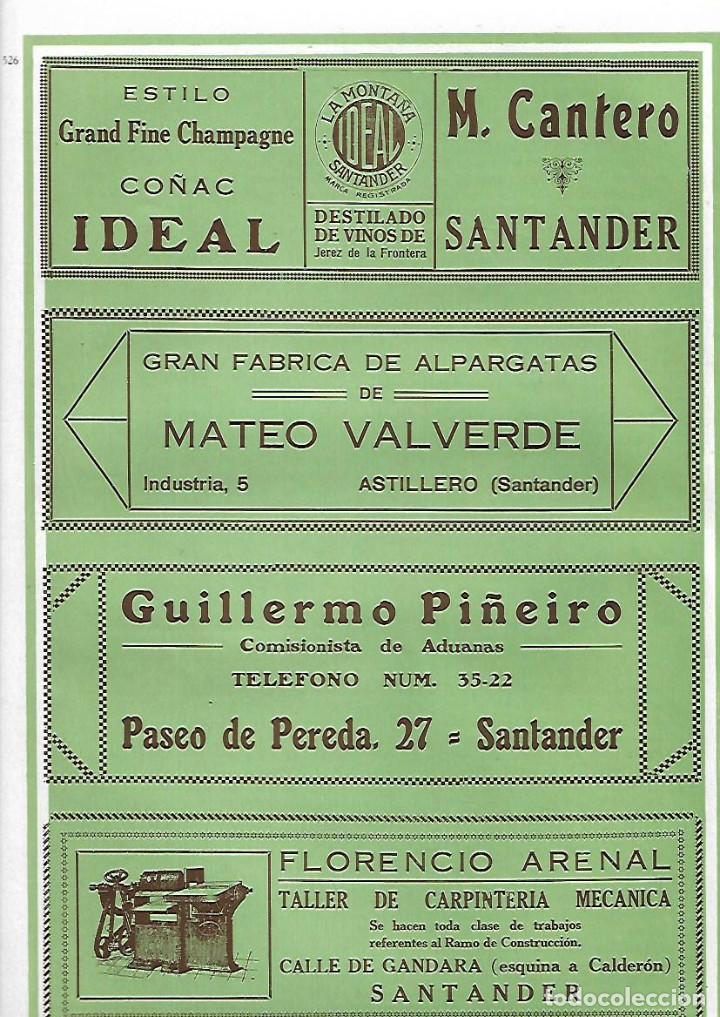 Collecting paper: A&Ntilde;O 1927 PUBLICIDAD CO&Ntilde;AC IDEAL LA MONTA&Ntilde;A SANTANDER M CANTERO ALPARGATAS MATEO VALVERDE ASTILLERO