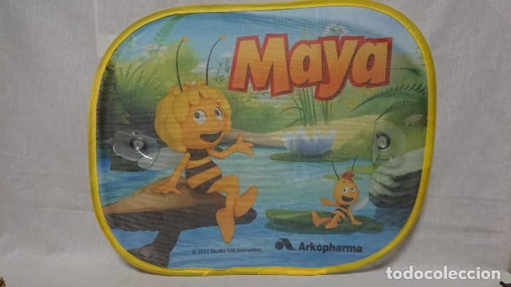 Coleccionismo: PARASOL DE COCHE ABEJA MAYA - PUBLICIDAD DE ARKOPHARMA - NUEVA, SIN USO