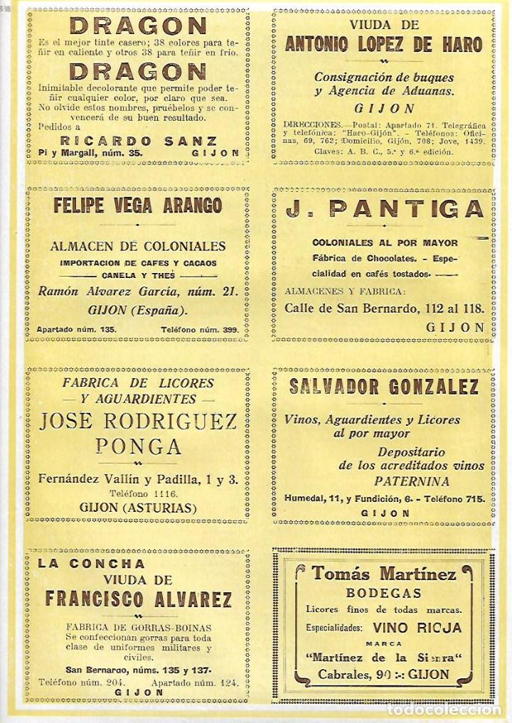 Collectionnisme: A&Ntilde;O 1927 PUBLICIDAD LA CONCHA BOINAS GORRAS VDA FRANCISCO ALVAREZ GIJON BODEGAS TOMAS MARTINEZ