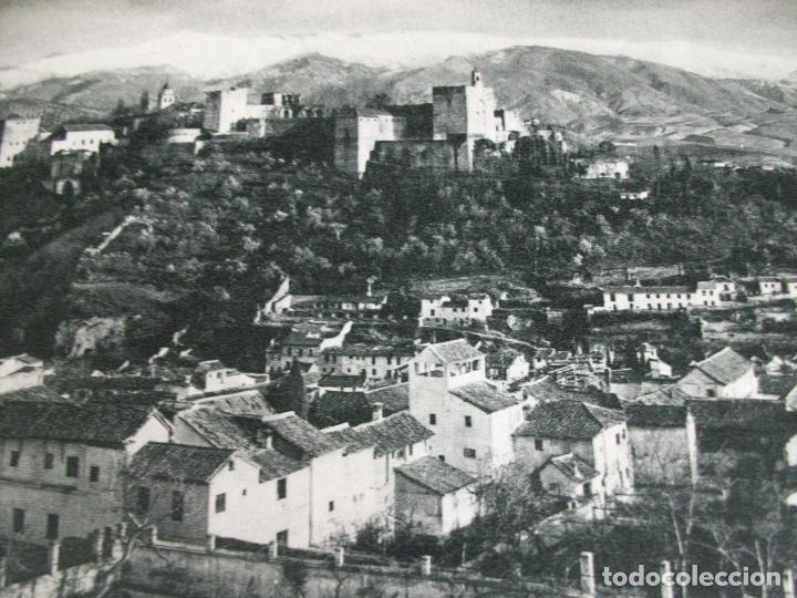 Collectionnisme: GRANADA VISTA ANTIGUA LAMINA HUECOGRABADO A&Ntilde;OS 40