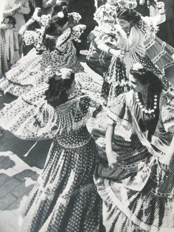 Collectionnisme: SEVILLA LA FERIA DE ABRIL ANTIGUA LAMINA HUECOGRABADO A&Ntilde;OS 40