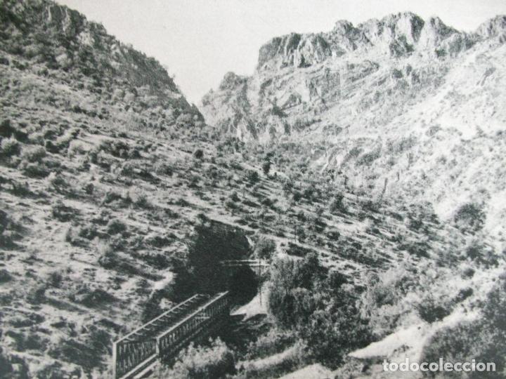 Collectionnisme: DESPE&Ntilde;APERROS JAEN PAISAJE ANTIGUA LAMINA HUECOGRABADO A&Ntilde;OS 40