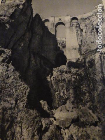 Collectionnisme: RONDA MALAGA ANTIGUA LAMINA HUECOGRABADO A&Ntilde;OS 40