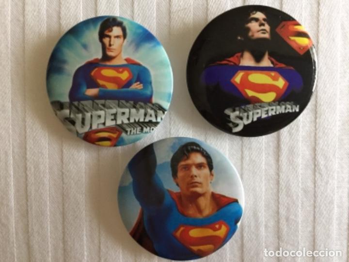 Coleccionismo: Superman I 3 chapas - Foto 1