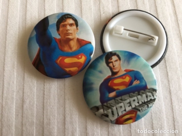 Coleccionismo: Superman I 3 chapas - Foto 2