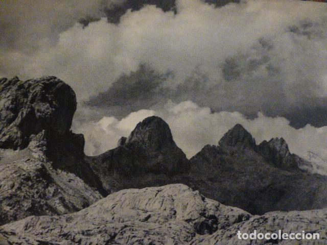 Collectionnisme: ASTURIAS PICOS DE EUROPA ANTIGUA LAMINA HUECOGRABADO A&Ntilde;OS 40