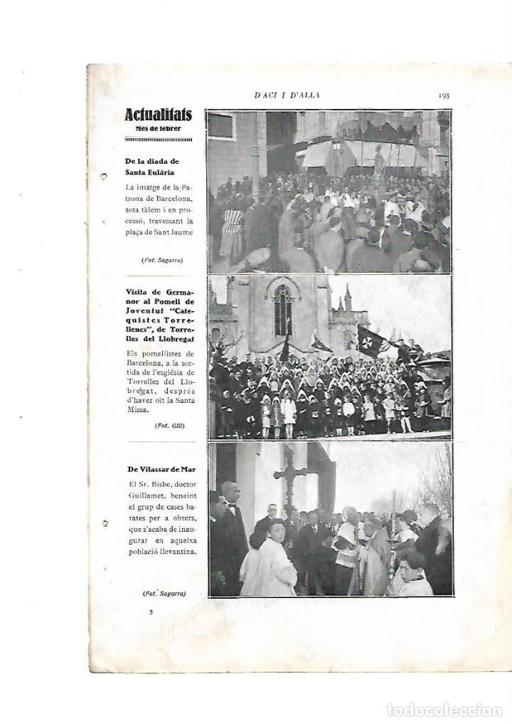 Coleccionismo: A&Ntilde;O 1923 RECORTE PRENSA VILASSAR DE MAR INAUGURACION GRUPO DE CASAS BARATAS CASES BARATES