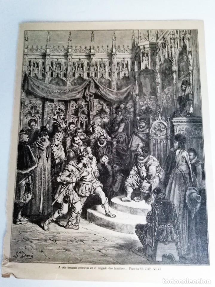 Coleccionismo: Lamina escena Don Quijote de la Mancha