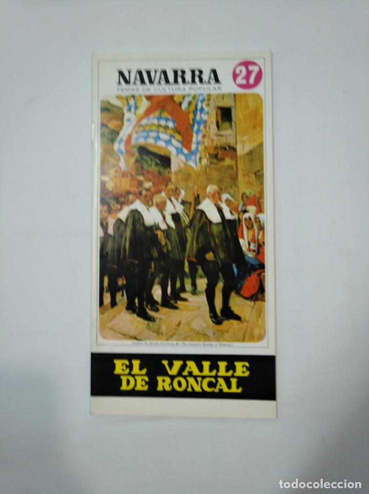 Coleccionismo: NAVARRA. TEMAS DE CULTURA POPULAR N&ordm; 27. EL VALLE DE RONCAL. TDKR23