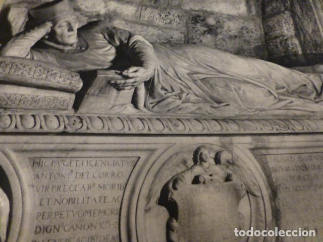 Collectionnisme: SAN VICENTE DE LA BARQUERA CANTABRIA SEPULCRO ANTIGUA LAMINA HUECOGRABADO A&Ntilde;OS 40