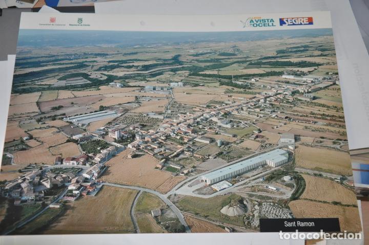 Coleccionismo: lamina lleida a vista d&acute;ocell, diari segre, sant ramon