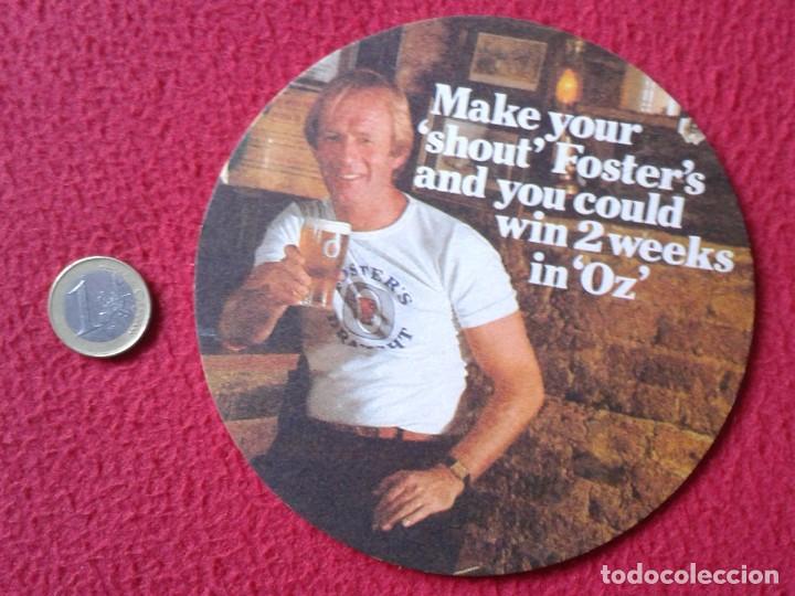 Colecionismo: POSAVASOS RARE COASTER MAT O SIMIL AUSTRALIA? PAUL HOGAN ? OZ FOSTER'S THE AUSTRALIAN FOR LAGER BEER