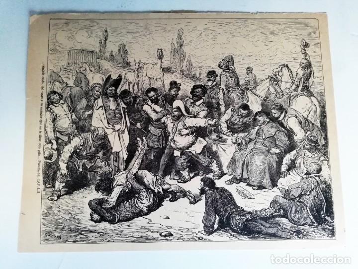 Coleccionismo: Lamina Escena de Don Quijote de la Mancha