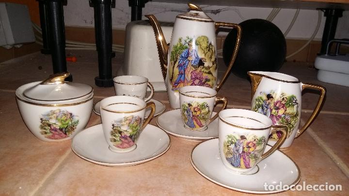Coleccionismo: Juego de caf&eacute; de porcelana - Foto 1