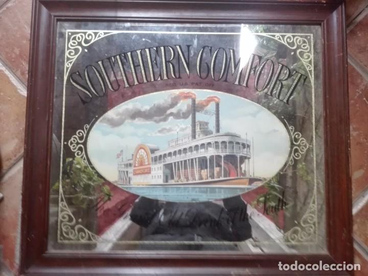 Coleccionismo: ANTIGUO ESPEJO DE WISKEY SOUTHERN COMFORT