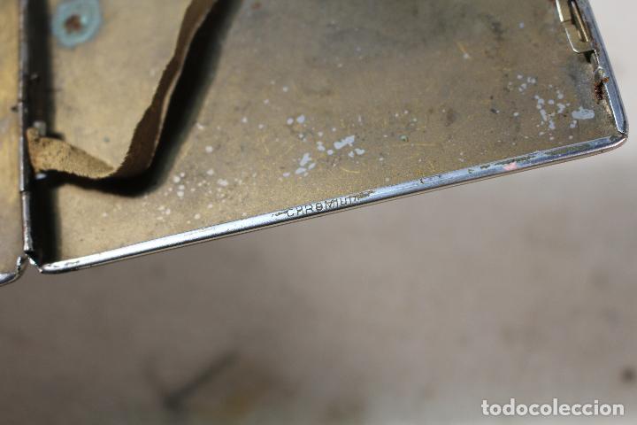 Coleccionismo: pitillera metal cromado - Foto 2