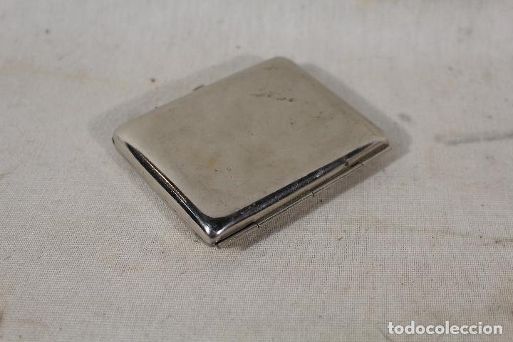 Coleccionismo: pitillera metal cromado - Foto 3