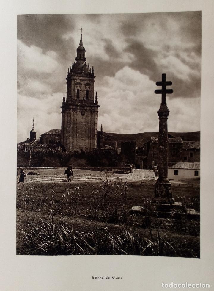 Collezionismo: BURGO DE OSMA, SORIA (Y LAS ROCAS DE AUTOL - LA RIOJA) LAMINA DE 1922