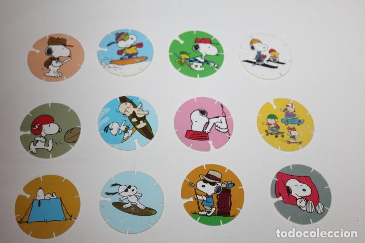 Coleccionismo: LOTE SNOOPY CAPS GREFUSA TAZOS