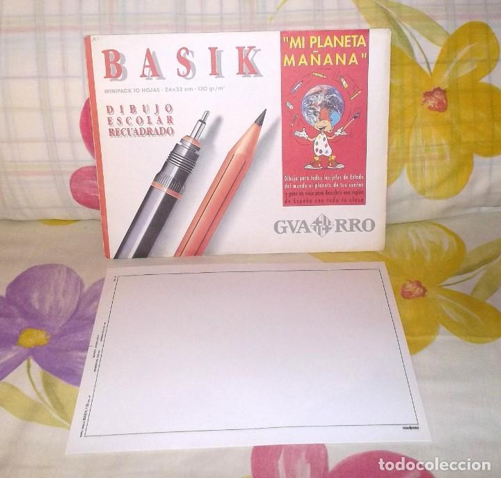 Coleccionismo: BASIK-CUADERNO 10 HOJAS DE DIBUJO-GUARRO-A&Ntilde;OS 90