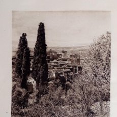 Coleccionismo: ALHAMBRA - SIERRA NEVADA (GRANADA) - LAMINA DE 1922