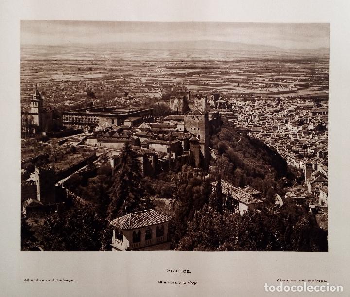 Coleccionismo: ALHAMBRA - SIERRA NEVADA (GRANADA) - LAMINA DE 1922