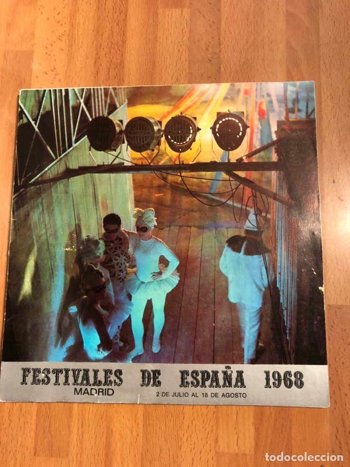 FESTIVALES DE ESPAÑA MADRID 1968.OPERA LICEO BALLET.RUDOLF NUREYEV PILAR LOPEZ CARMEN BERNARDOS (Coleccionismo - Laminas, Programas y Otros Documentos)