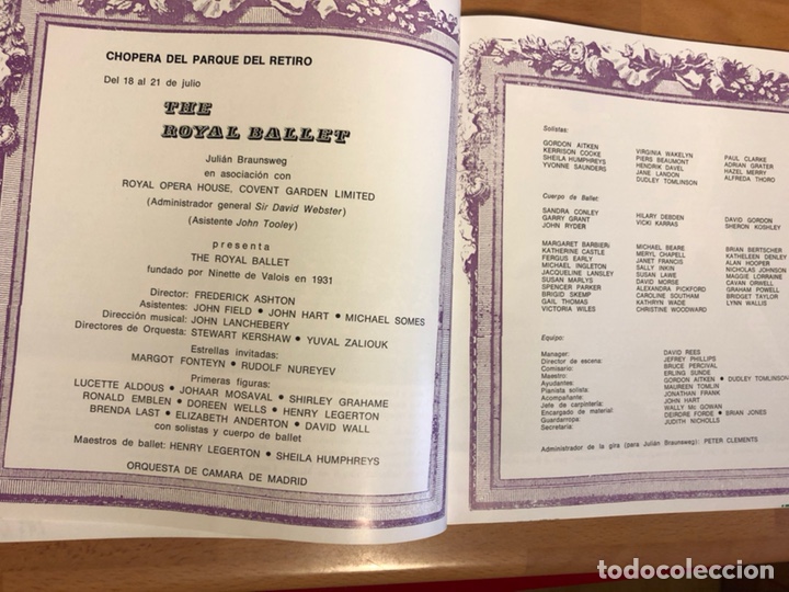 Coleccionismo: Festivales de españa madrid 1968.opera liceo ballet.rudolf nureyev pilar lopez Carmen bernardos - Foto 9 - 149578598
