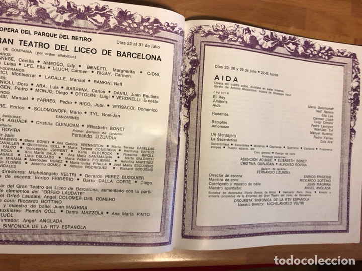 Coleccionismo: Festivales de españa madrid 1968.opera liceo ballet.rudolf nureyev pilar lopez Carmen bernardos - Foto 11 - 149578598