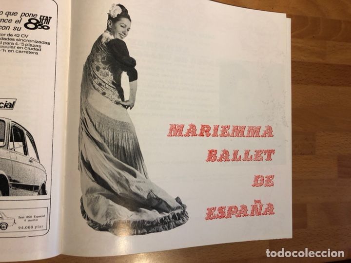 Coleccionismo: Festivales de españa madrid 1968.opera liceo ballet.rudolf nureyev pilar lopez Carmen bernardos - Foto 18 - 149578598