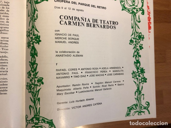 Coleccionismo: Festivales de españa madrid 1968.opera liceo ballet.rudolf nureyev pilar lopez Carmen bernardos - Foto 22 - 149578598