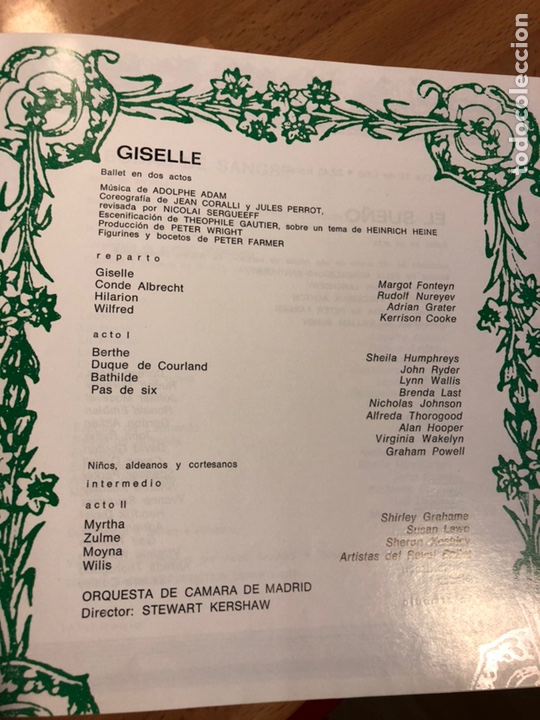 Coleccionismo: Festivales de españa madrid 1968.opera liceo ballet.rudolf nureyev pilar lopez Carmen bernardos - Foto 30 - 149578598