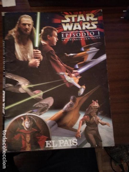 Coleccionismo: STAR WARS - COLECCIONABLE DE 14 LAMINAS DE STAR WARS EPISODIO 1 .EL PAIS. Colecci&oacute;n completa