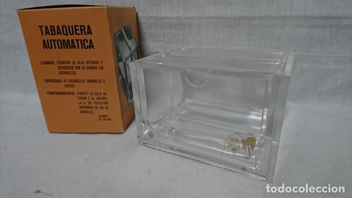 Coleccionismo: TABAQUERA AUTOM&Aacute;TICA, METACRILATO - Foto 2