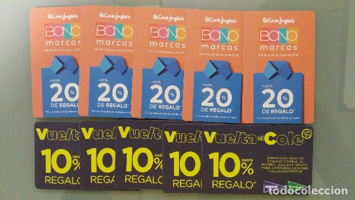 10 Tarjetas De El Corte Ingles 5 De Cada Uno D Comprar En Todocoleccion