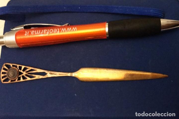 Coleccionismo: Letter opem.abrecartas.michigan University. 1885.art nouveau. Metal