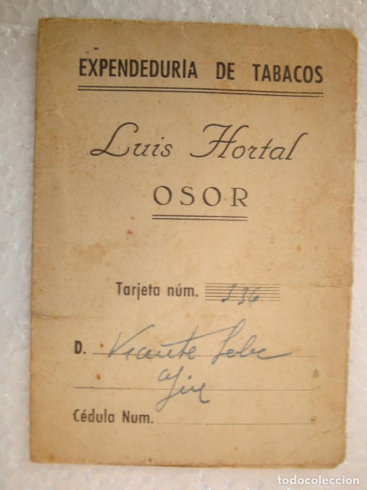 Coleccionismo: TARGETA DE FUMADOR - Foto 1