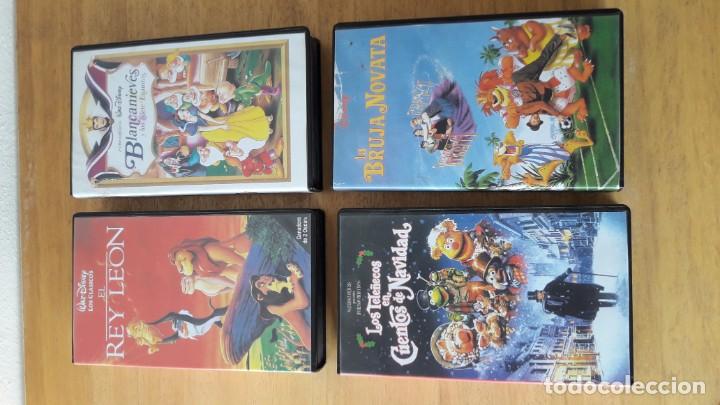 Coleccionismo: 4 CINTAS VHS DE PEL&Iacute;CULAS INFANTILES.