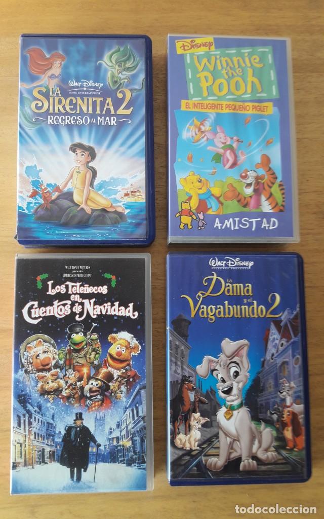 Coleccionismo: 4 CINTAS VHS DE PEL&Iacute;CULAS INFANTILES.