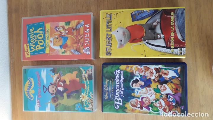 Coleccionismo: 4 CINTAS VHS DE PEL&Iacute;CULAS INFANTILES.