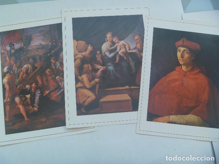 Coleccionismo: LOTE DE 3 LAMINAS DE RAFAEL. OBRAS CUMBRE DEL MUSEO DEL PRADO
